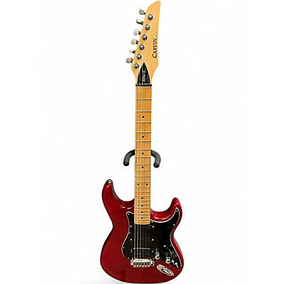 Used Carvin BOLT HSS Trans Red Solid Body Electric Guitar