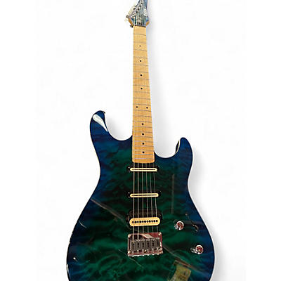 Used Carvin C66 Blue Solid Body Electric Guitar