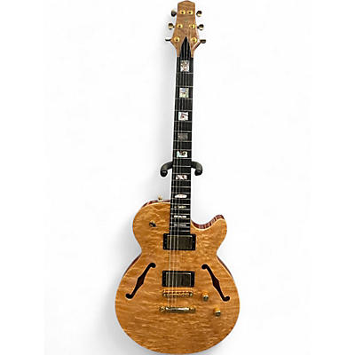 Used Carvin CS6 Semi Hollow natural flame maple Hollow Body Electric Guitar