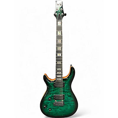 Used Carvin CT6M Trans Green Electric Guitar