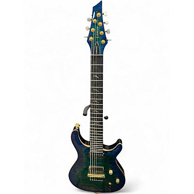 Used Carvin CT7M Dragon Burst Solid Body Electric Guitar