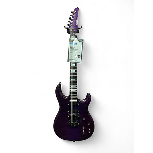 Used Carvin DC Trans Purple Solid Body Electric Guitar Trans Purple