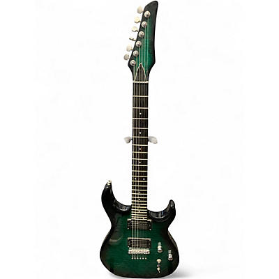 Used Carvin DC127 Green Solid Body Electric Guitar