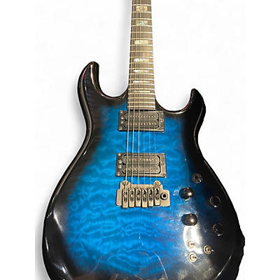 Used Carvin DC400T Sapphire Blue Trans Solid Body Electric Guitar