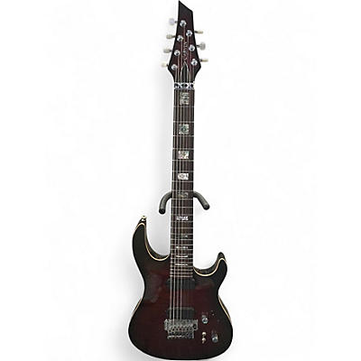 Used Carvin DC727 QUILT RED Solid Body Electric Guitar