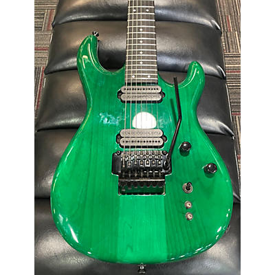 Used Carvin DC727 Trans Green Solid Body Electric Guitar