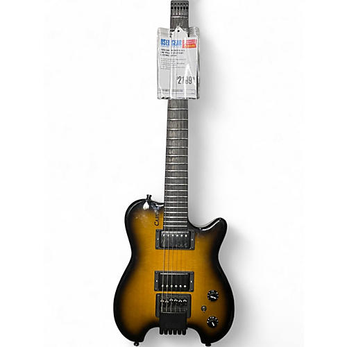 Used Carvin HH2X Black and Yellow Solid Body Electric Guitar Black and Yellow