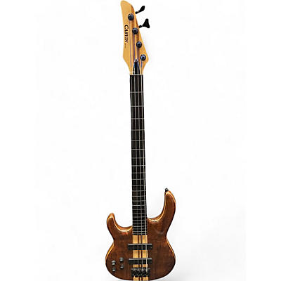 Carvin Used Carvin ICON Fretless Walnut Electric Bass Guitar