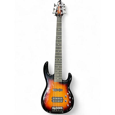 Used Carvin LB-76 2 Color Sunburst Electric Bass Guitar