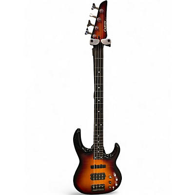 Used Carvin LB70F 3 Color Sunburst Electric Bass Guitar