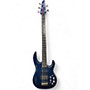 Used Carvin LB75 Blue Electric Bass Guitar Blue