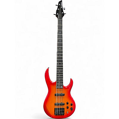 Used Carvin LB75 Cherry Sunburst Electric Bass Guitar