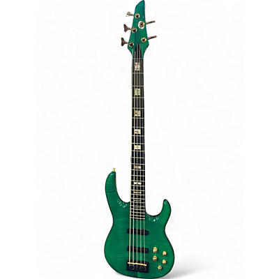 Used Carvin LB75 GREEN Electric Bass Guitar