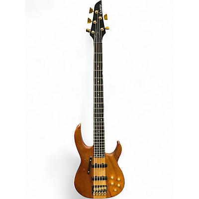 Used Carvin LB75 Natural Electric Bass Guitar