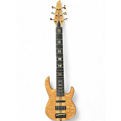 Used Carvin LB76 Natural Electric Bass Guitar