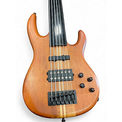 Used Carvin LB76 Natural Electric Bass Guitar