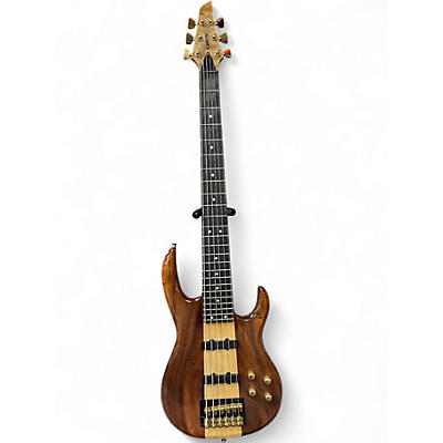 Used Carvin LB76 Walnut Electric Bass Guitar