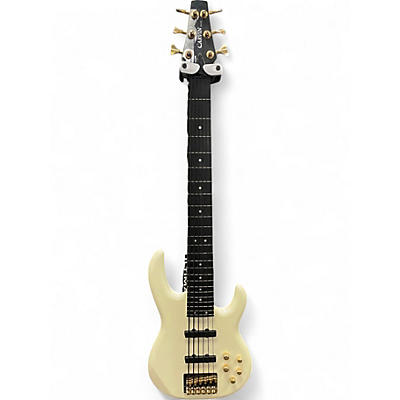 Used Carvin LB76F FRETLESS WHITE Electric Bass Guitar