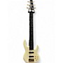 Used Carvin LB76F FRETLESS WHITE Electric Bass Guitar WHITE