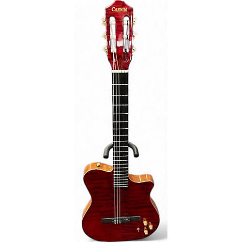 Used Carvin NS-1 Red Classical Acoustic Electric Guitar Red