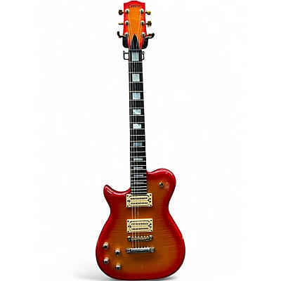 Used Carvin SC90 LEFT HANDED 2 Tone Sunburst Solid Body Electric Guitar