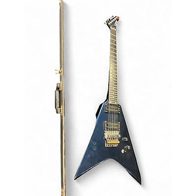 Used Carvin Ultra V Blue Solid Body Electric Guitar