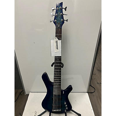 Carvin Used Carvin VANQUISH Trans Blue Electric Bass Guitar