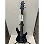 Used Carvin Used Carvin VANQUISH Trans Blue Electric Bass Guitar Trans Blue