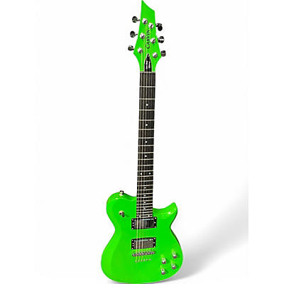 Used Carvin scb6m green slime Solid Body Electric Guitar