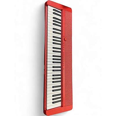 Used Casio Casio Casiotone CT-S1 61-Key Portable Keyboard Red Keyboard Workstation