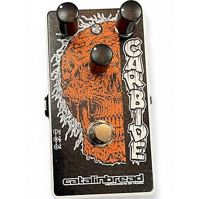 Used Catalinbread CARBIDE ORANGE BLACK Effect Pedal