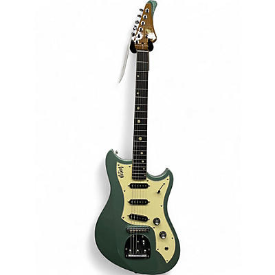 Used Cave And Canary METEOR FERNGULLEY METALLIC Solid Body Electric Guitar