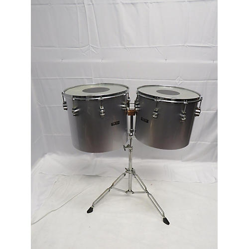 Used Cb700 5.5X12 16X14 Concert Tom Pair Drum Arctic White