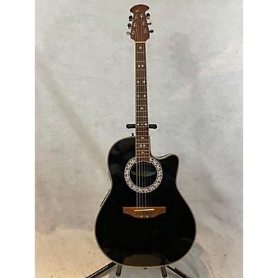 Used Celebrity By Ovation CC157 Black Acoustic Electric Guitar