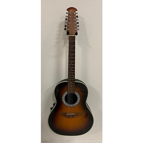 Celebrity By Ovation Used Celebrity By Ovation CC65 Sunburst 12 String Acoustic Electric Guitar Sunburst