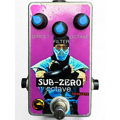 Used Celebrity Pedals  sub zero octaver Effect Pedal