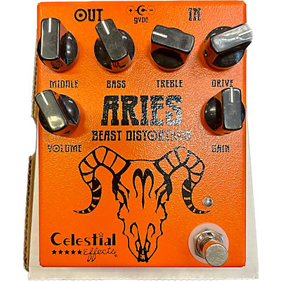Used Celestial Effects Aries Beast Distortion Effect Pedal