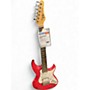Used C&g THUNDER Red Solid Body Electric Guitar Red