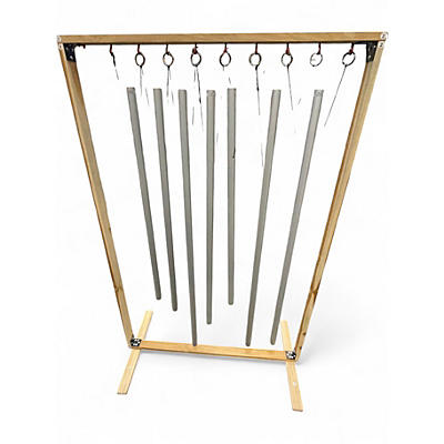 Used Chakra Tuned Healing Chimes set of 7 with stand Chimes