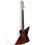 Used Chapman Ghost Fret Pro Red with Black and White Stripes Solid Body Electric Guitar Red with Black and White Stripes