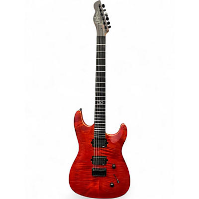Used Chapman ML1 Pro Modern Candy Red Burst Solid Body Electric Guitar
