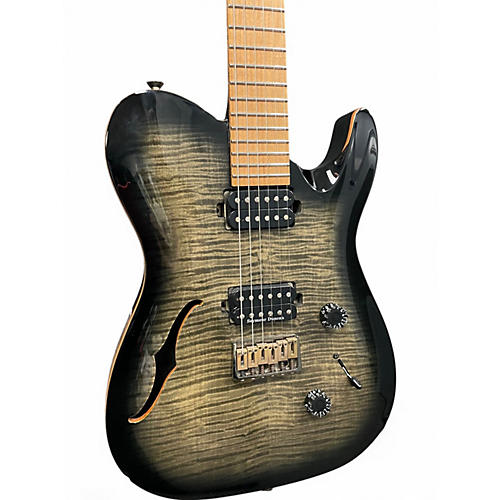 Used Chapman ML3 Pro Modern Semi Hollowbody Charcoal Hollow Body Electric Guitar Charcoal