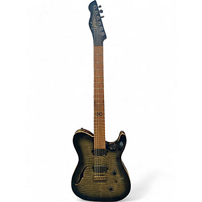 Used Chapman Ml3 Pro Modern Semi Hollow Trans Charcoal Hollow Body Electric Guitar
