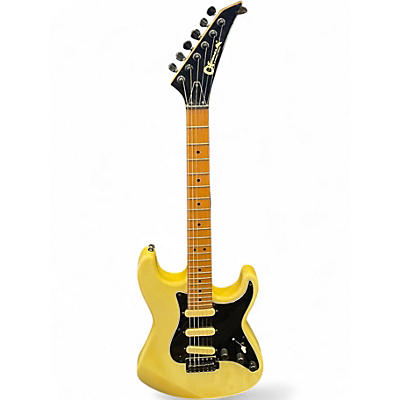 Used Charvel 1 A Yellow Solid Body Electric Guitar