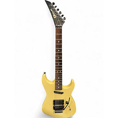 Used Charvel 3DR YELLOW Solid Body Electric Guitar