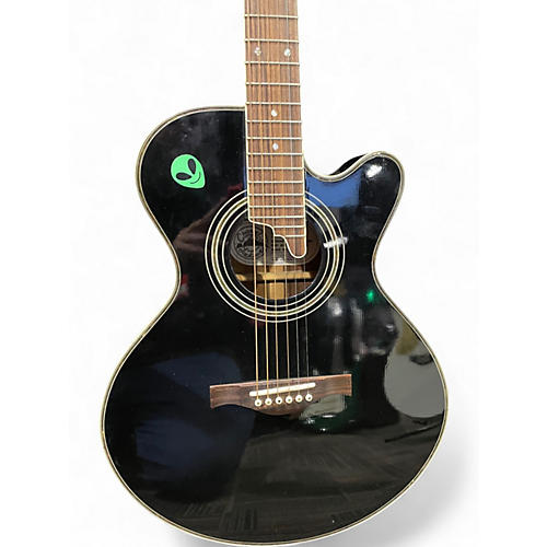 Used Charvel 625 C Black Acoustic Electric Guitar Black