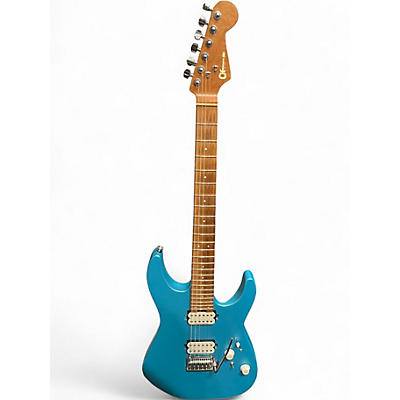 Used Charvel Charvel Pro-Mod DK24 HH 2PT CM MATTE FROST METALLIC BLUE Solid Body Electric Guitar