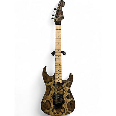 Used Charvel DEMARTINI SIG SNAKE SNAKE SKIN Solid Body Electric Guitar