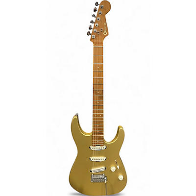 Used Charvel DK22 Gold Solid Body Electric Guitar