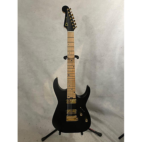 Charvel Used Charvel DK24-7 Angel Vivaldi Signature NOVA Flat Black Solid Body Electric Guitar Flat Black